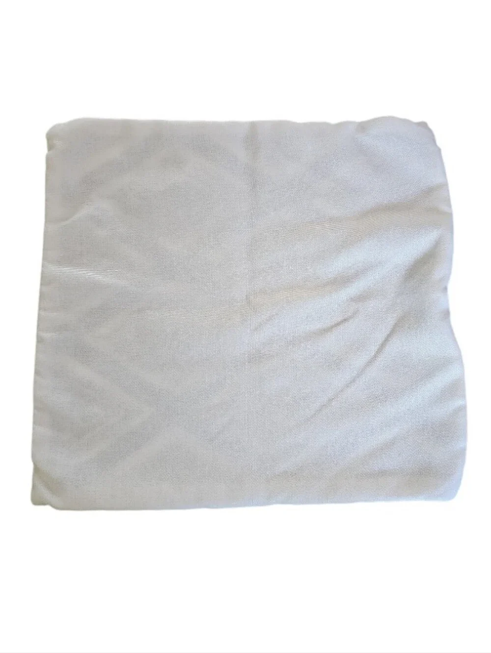 Slow Cow Organic Cotton Pillow Covers Set of 2 Blue White Coastal Boho 17x17